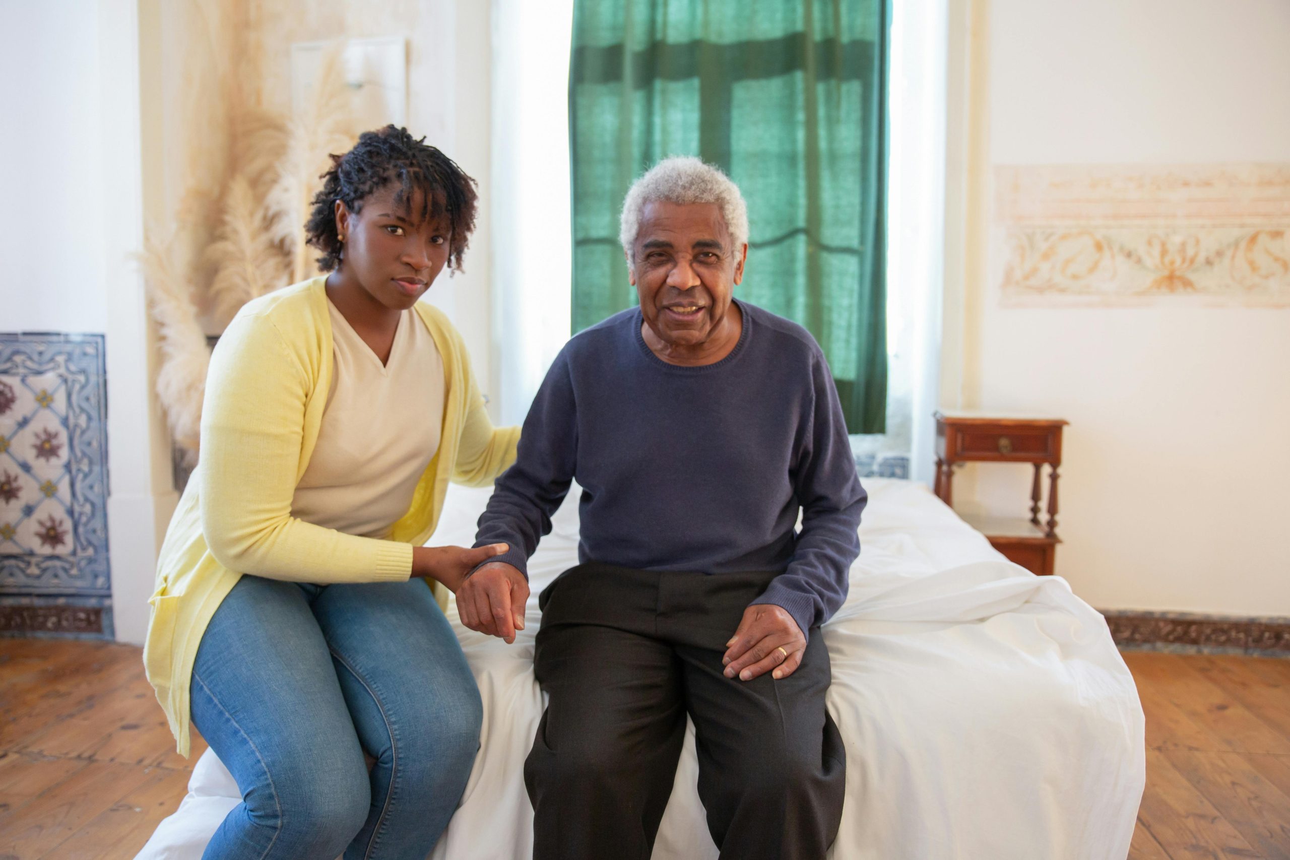 Caregiver with a senior resident at Real People Care